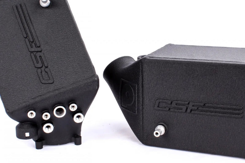 CSF 12-16 BMW M5 (F10) / 12-18 BMW M6 (F06/F12/F13) Twin Charge-Air-Cooler Set - Crinkle Black CSF Intercoolers  AXOPROS