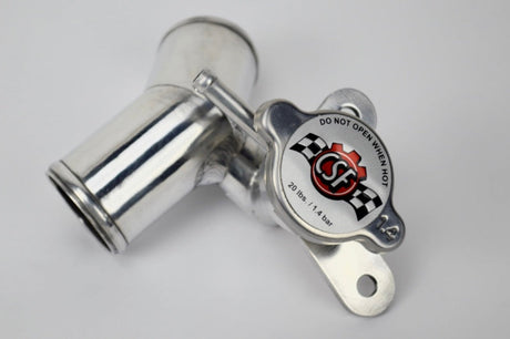 CSF 13+ BRZ / 13-20 Toyota 86 / 22+ GR86 Aluminum Filler Neck w/ High Pressure Radiator Cap CSF Radiators  AXOPROS