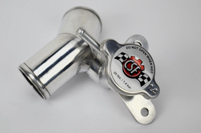 CSF 13+ BRZ / 13-20 Toyota 86 / 22+ GR86 Aluminum Filler Neck w/ High Pressure Radiator Cap CSF Radiators  AXOPROS