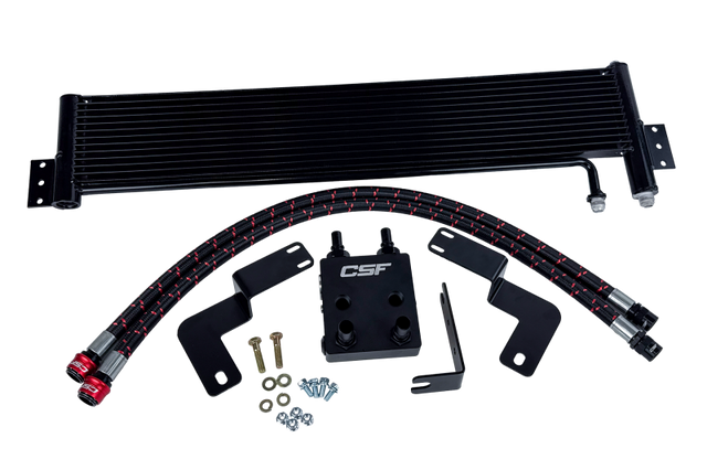 CSF 2021+ Ford Bronco 2.7L EcoBoost External Transmission Oil Cooler Kit CSF Transmission Coolers  AXOPROS