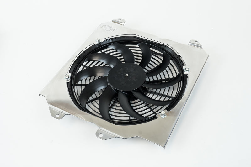 CSF 92-00 Honda Civic All-Aluminum Fan Shroud w/12in SPAL Fan CSF Fans & Shrouds  AXOPROS