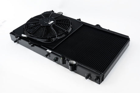 CSF 92-00 Honda Civic w/K-Swap V3 Radiator - Black Finish CSF Radiators  AXOPROS