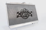 CSF 96-07 Mitsubishi Evo 4/5/6/7/8/9 Full-Slim Radiator w/12in Fan & Shroud/-16AN & Slip On Fitting CSF Radiators  AXOPROS