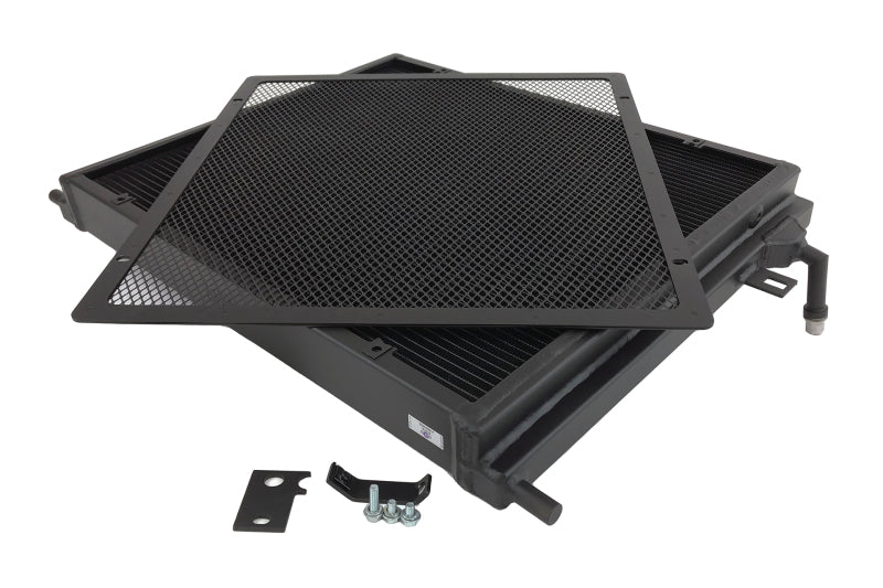 CSF BMW B58/B48 Front Mount Triple-Pass Heat Exchanger w/Rock Guard - Black CSF Radiators  AXOPROS