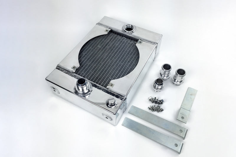 CSF Universal Drag Race / Tuck Radiator w/9in Spal Fan - 10.5in H x 10in L x 3.6in W CSF Radiators  AXOPROS