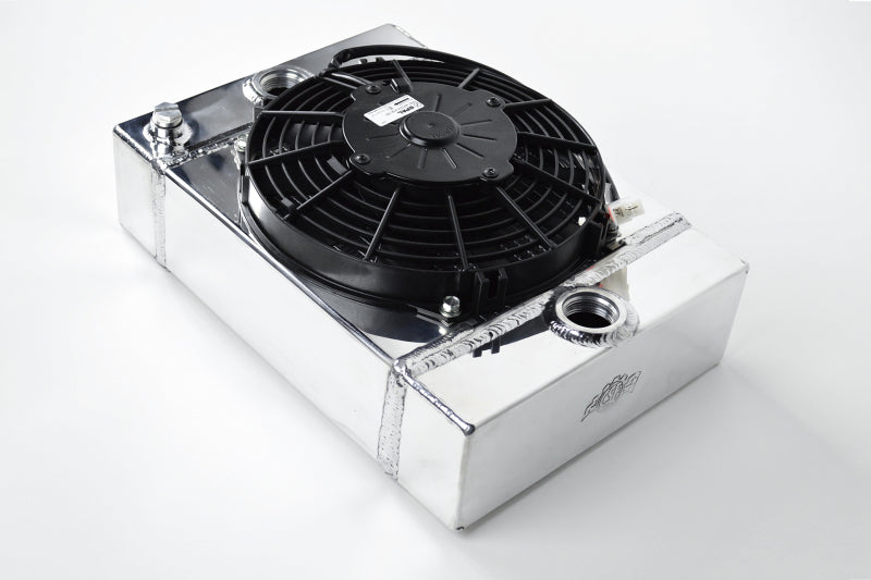 CSF Universal Drag Race / Tuck Radiator w/9in Spal Fan - 10.5in H x 10in L x 3.6in W CSF Radiators  AXOPROS