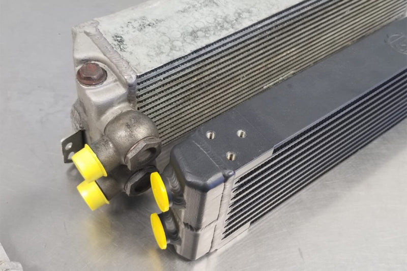 CSF Universal Dual-Pass Oil Cooler (RS Style) - M22 x 1.5 - 24in L x 5.75in H x 2.16in W CSF Oil Coolers  AXOPROS