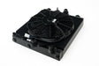 CSF Universal Half Radiator w/-16AN & Slip-On Fittings/12in SPAL Fan & Shroud - Black Finish CSF Radiators  AXOPROS