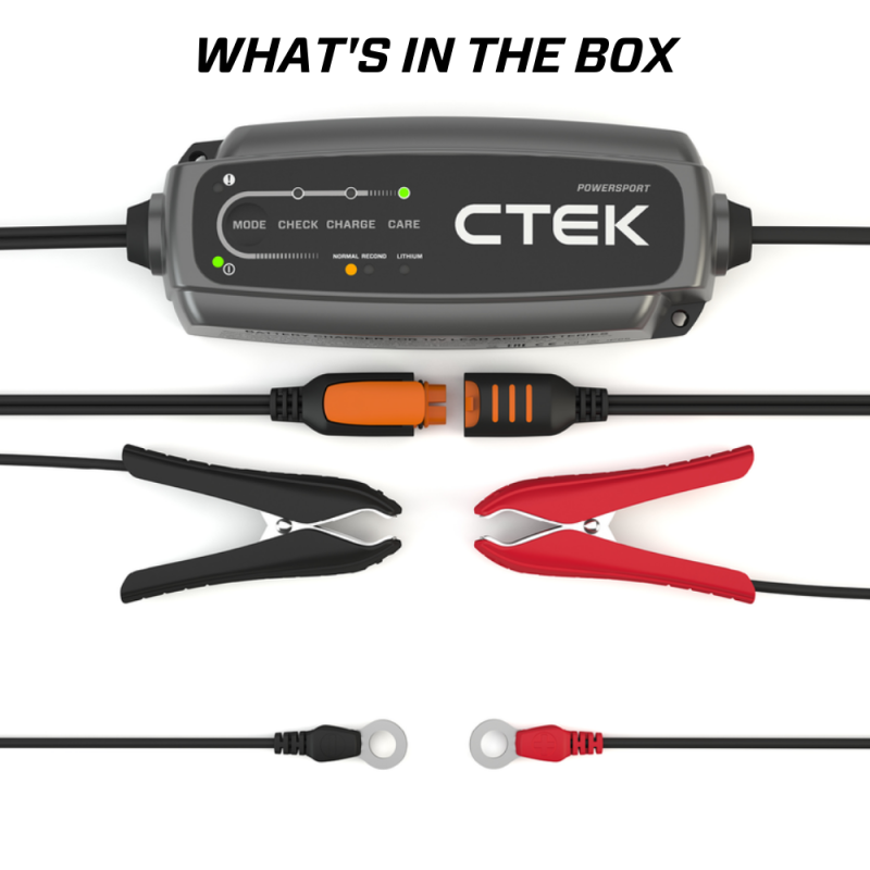 CTEK Battery Charger - CT5 Powersport - 2.3A CTEK Battery Chargers  AXOPROS
