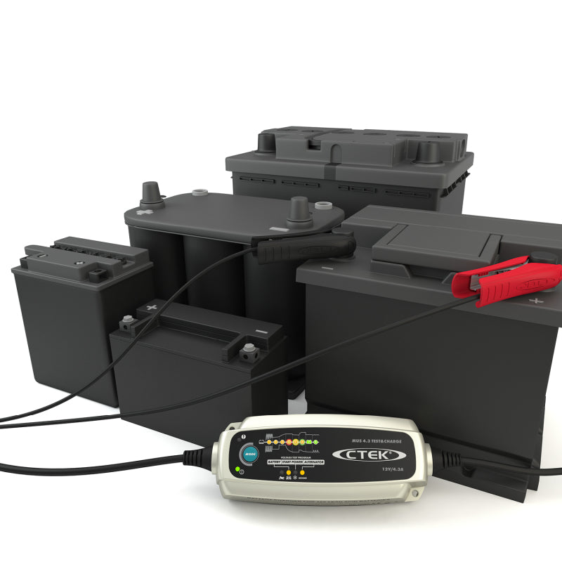 CTEK Battery Charger - MUS 4.3 Test & Charge - 12V CTEK Battery Chargers  AXOPROS