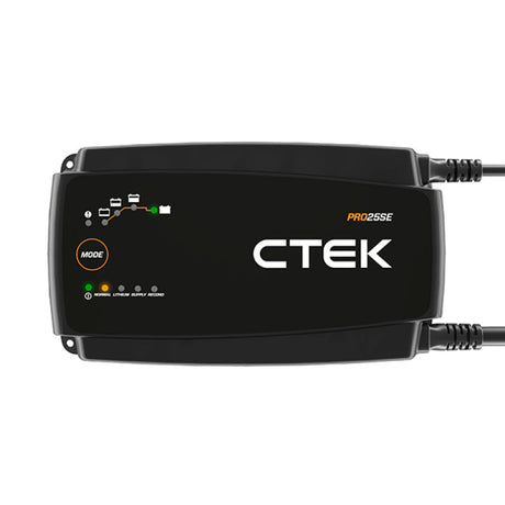 CTEK PRO25SE Battery Charger - 50-60 Hz - 12V - 19.6ft Extended Charging Cable CTEK Battery Chargers  AXOPROS