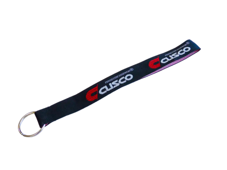 Cusco Keychain with Ring - Black Strap with Cusco Logo Cusco Keychains  AXOPROS