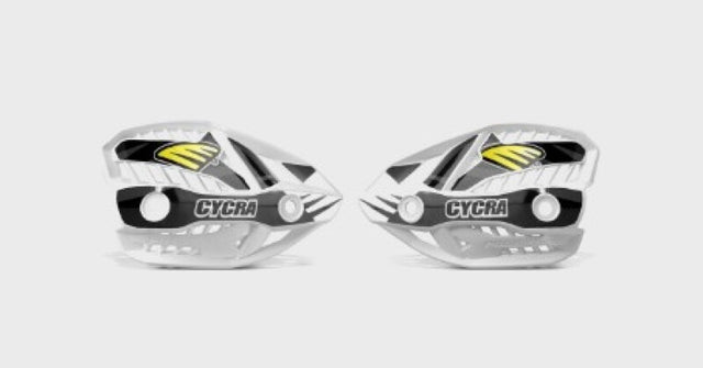 Cycra 2019 Enduro Handshield Set - White Cycra Hand Guards  AXOPROS