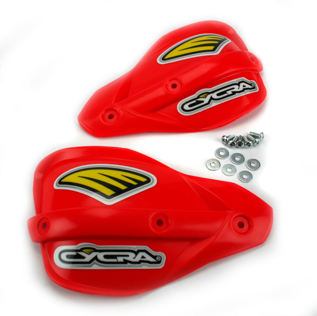 Cycra Enduro Handshield - Red Cycra Hand Guards  AXOPROS