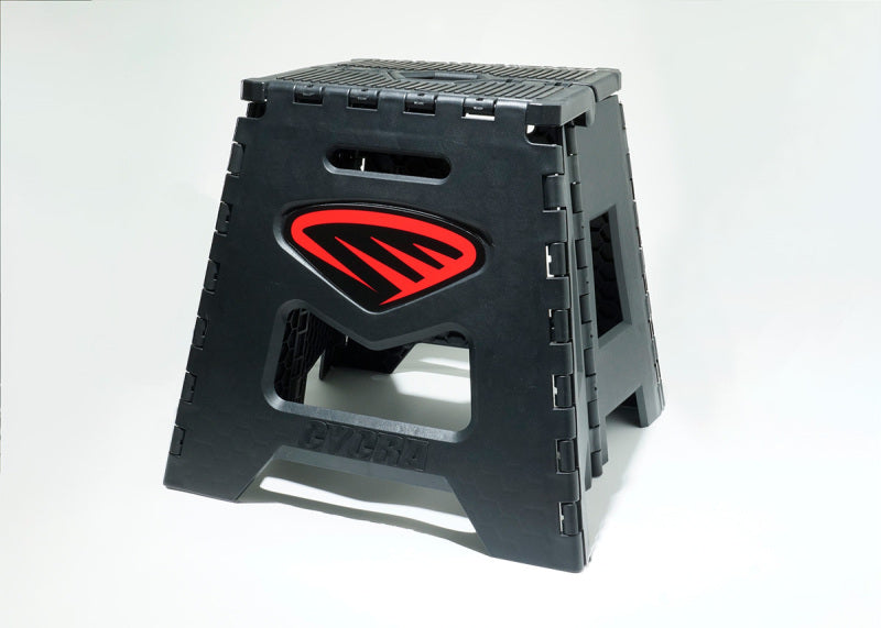 Cycra Fold Up Motostand - Black/Red Cycra Bike Stands  AXOPROS