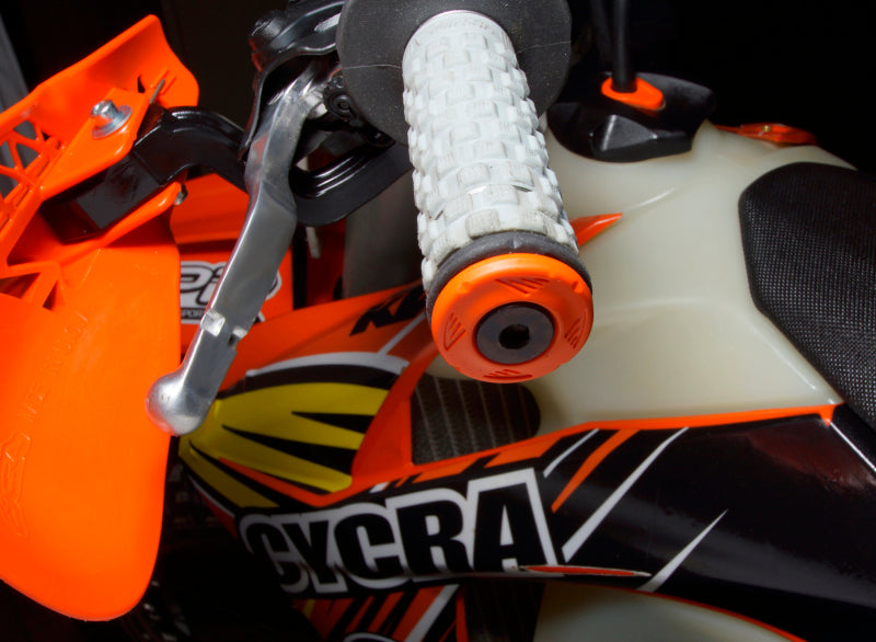 Cycra Grip Armor Bar End - Orange Cycra Hand Guards  AXOPROS