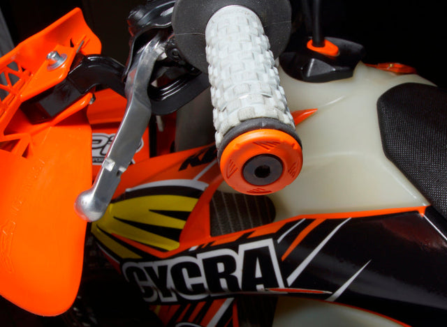 Cycra Grip Armor Bar End - Orange Cycra Hand Guards  AXOPROS