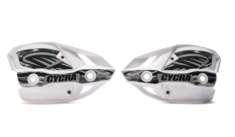 Cycra Probend Special Ed. CRM Ultra Hand Shields w/Covers - White Cycra Hand Guards  AXOPROS