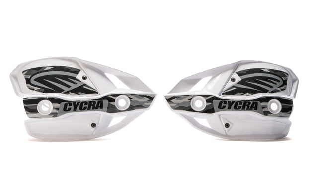 Cycra Probend Special Ed. CRM Ultra Hand Shields w/Covers - White Cycra Hand Guards  AXOPROS