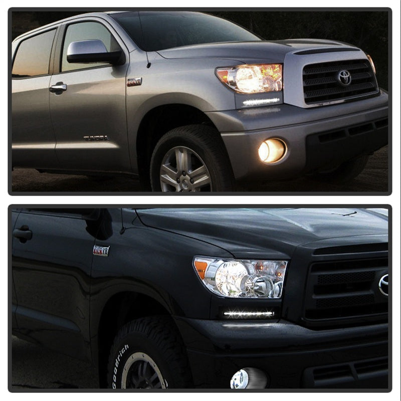 Spyder Toyota Tundra 07-13 Daytime LED Running Lights (XSP-X Model Look)wo/swtch Blk FL-DRL-TTU07-BK SPYDER Daytime Running Lights  AXOPROS