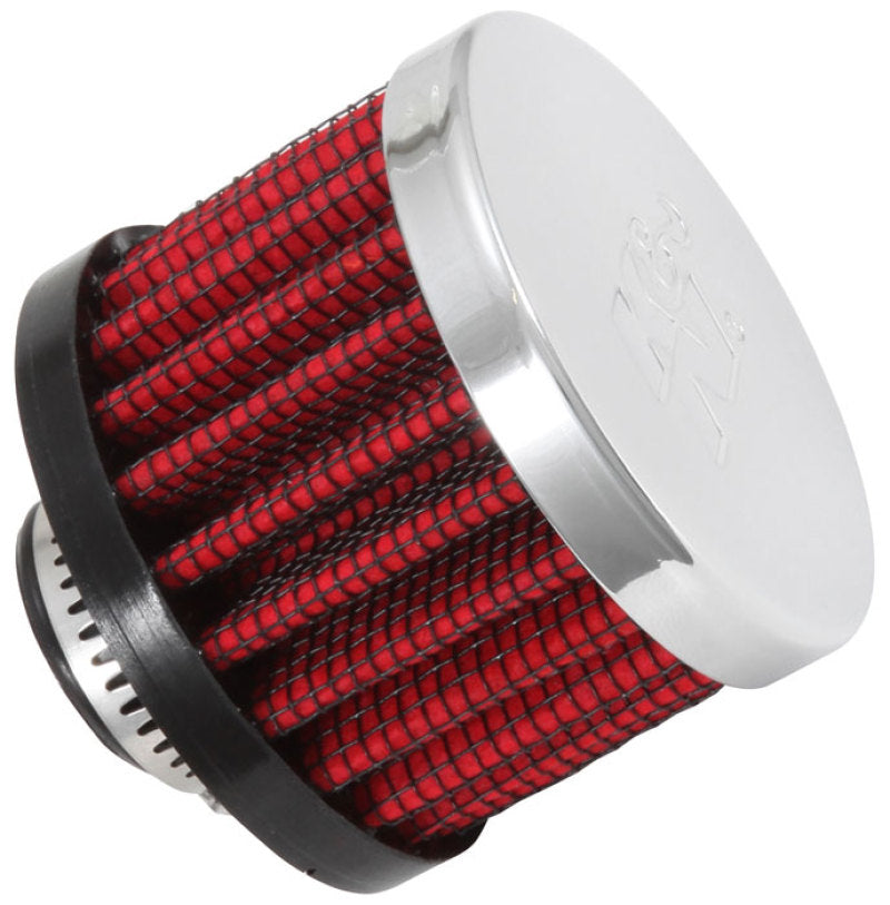 K&N Clamp On Rubber Base Crankcase Vent Filter 0.5in Flange ID 2in OD 1.5in Height K&N Engineering Air Filters - Universal Fit  AXOPROS