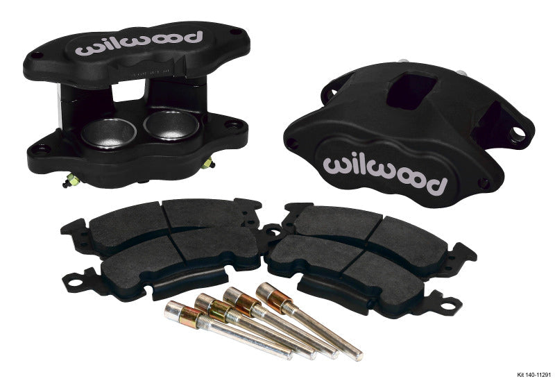 Wilwood D52 Front Caliper Kit - Gray Type III Ano 2.00 / 2.00in Piston 1.04in Rotor Wilwood Big Brake Kits  AXOPROS