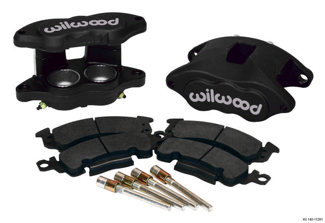 Wilwood D52 Front Caliper Kit - Gray Type III Ano 2.00 / 2.00in Piston 1.04in Rotor Wilwood Big Brake Kits  AXOPROS