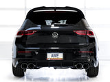AWE MK8 Volkswagen Golf R 3in Touring Edition Quad Exhaust - Chrome Silver Tips AWE Tuning Catback  AXOPROS