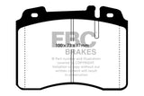 EBC 92-96 Ferrari 512TR 5.0 Yellowstuff Front Brake Pads EBC Brake Pads - Performance  AXOPROS