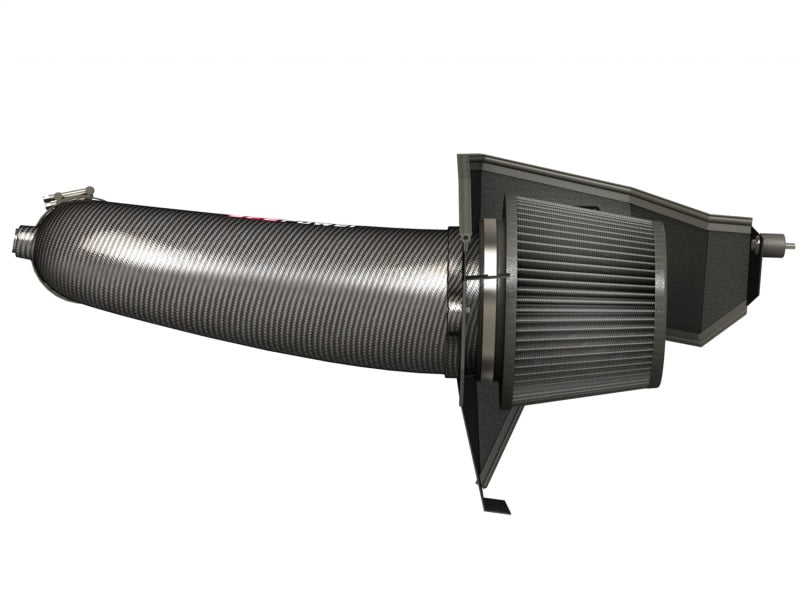 aFe POWER Magnum FORCE Carbon Fiber Stage 2 Track Series Pro Dry S CAIS - 11-18 Dodge Challenger V8 aFe Cold Air Intakes  AXOPROS