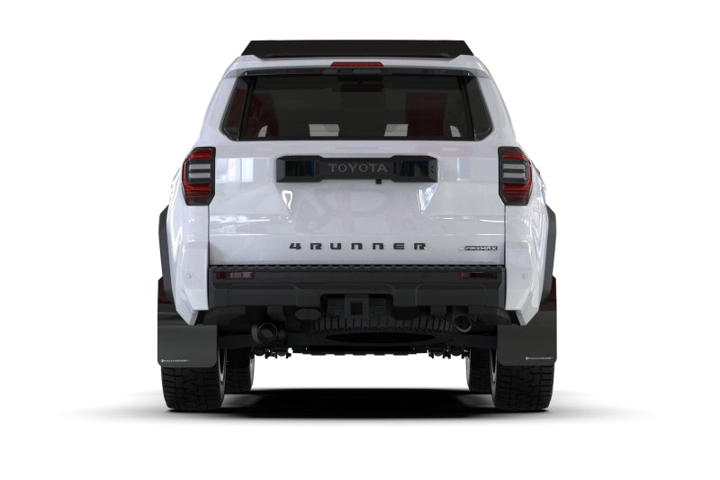 Rally Armor 2025+ Toyota 4Runner Black UR Mud Flap w/ Metallic Black Logo Rally Armor Mud Flaps  AXOPROS