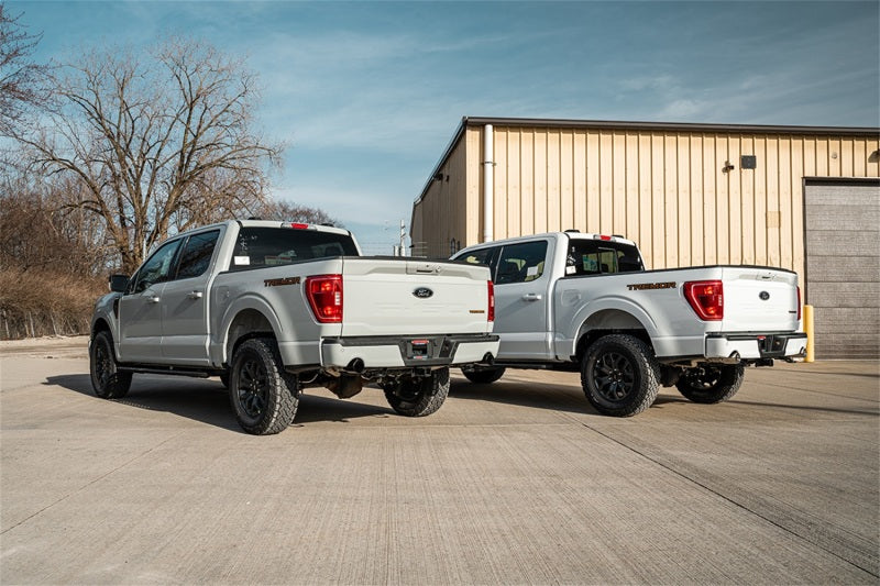 Corsa 2021-2025 Ford F-150 SuperCrew/5.5ft Bed 3.5L V6 Sport Cat-Back Dual Rear Exit-Black PVD CORSA Performance Catback  AXOPROS