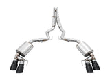 AWE Tuning 2018+ Ford Mustang GT (S550) Cat-back Exhaust - Touring Edition (Quad Diamond Black Tips) AWE Tuning Catback  AXOPROS