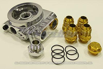 GReddy Universal Type-I O/C Block Assembly 3/4x16UNF GReddy Oil Filter Blocks  AXOPROS