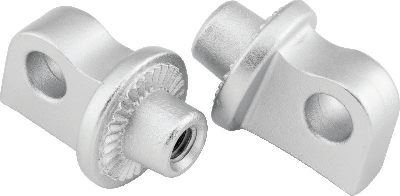 Kuryakyn Splined Peg Adapter Silver Kuryakyn Footpegs  AXOPROS