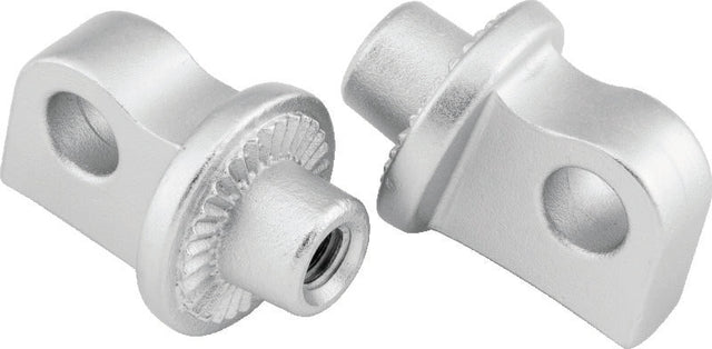 Kuryakyn Splined Peg Adapter Silver Kuryakyn Footpegs  AXOPROS