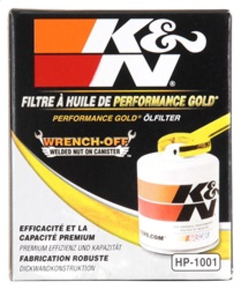 K&N Chevy / Pontiac / GMC / Buick Performance Gold Oil Filter K&N Engineering Oil Filters  AXOPROS