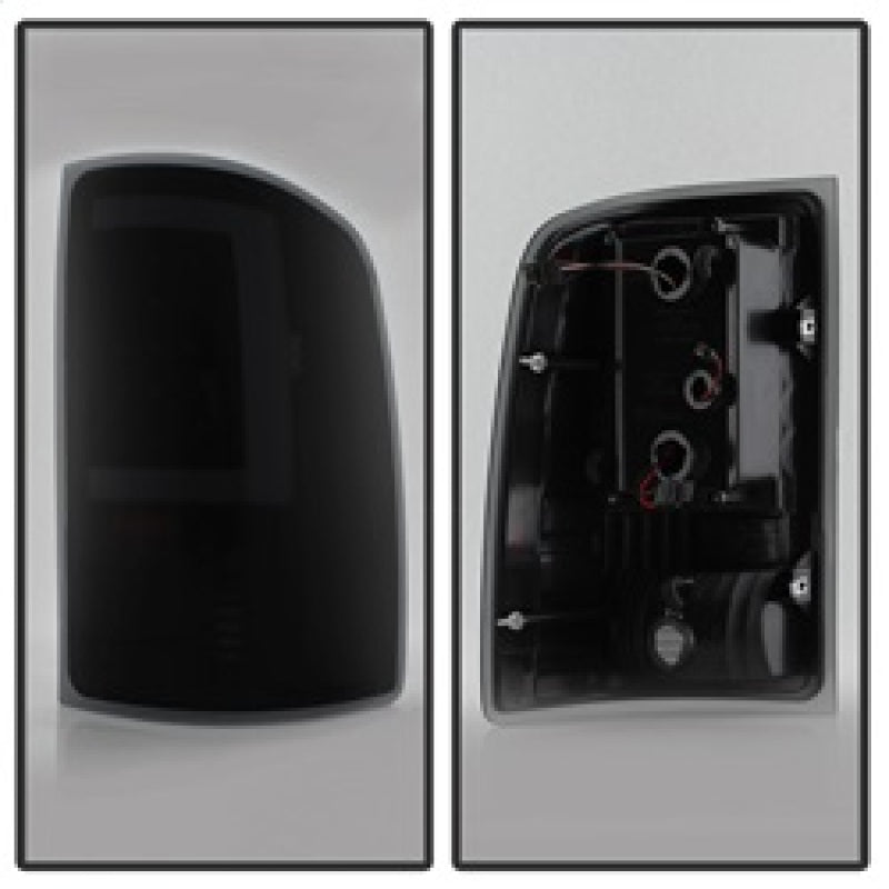 xTune 07-13 GMC Sierra 1500 LED Tail Lights - Black Smoke (ALT-ON-GS07-G2-LED-BSM) SPYDER Tail Lights  AXOPROS