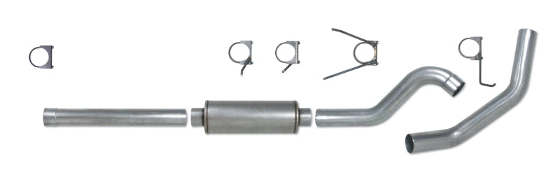 Diamond Eye KIT 4in CB SGL AL: 2004.5-2007.5 DODGE CUMMINS 600 Diamond Eye Performance Catback  AXOPROS