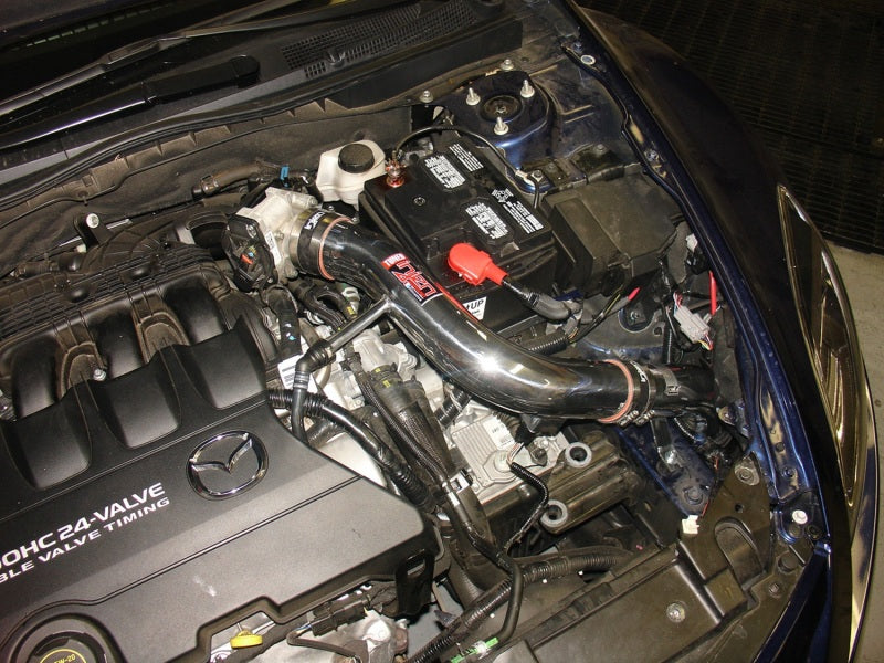Injen 09-10 Mazda 6 3.7L V6 Black Tuned Cold Air Intake w/ MR Tech and Web Nano-Fiber Dry Filter Injen Cold Air Intakes  AXOPROS