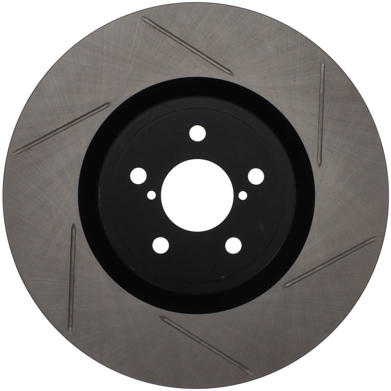 StopTech Power Slot 04 STi Front Left SportStop Slotted Rotor Stoptech Brake Rotors - Slotted  AXOPROS