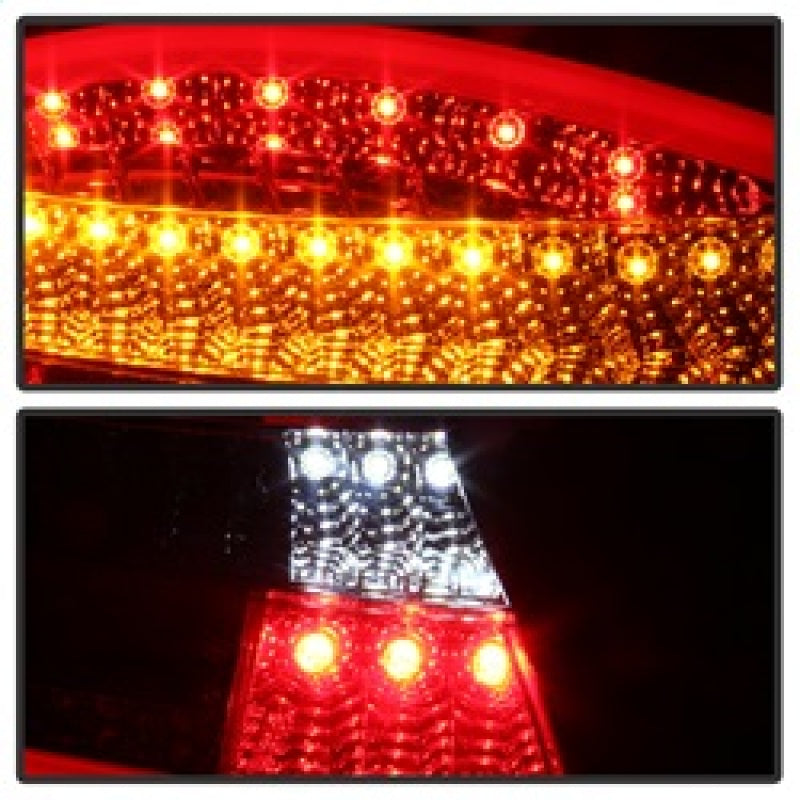 Spyder Porsche 987 Cayman 06-08 / Boxster 05-08 LED Tail Lights - Red Clear ALT-YD-P98705-LED-RC SPYDER Tail Lights  AXOPROS