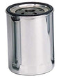 Moroso Chevrolet 13/16in Thread 5-1/4in Tall Oil Filter - Chrome Moroso Oil Filters  AXOPROS