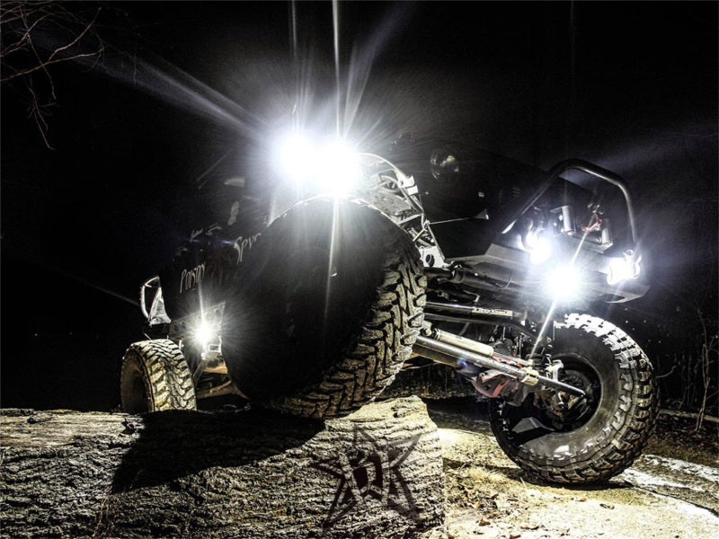 Rigid Industries Rock Light Kit- Amber (4 lights) Rigid Industries Sidemarkers & Indicators  AXOPROS