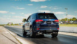 Corsa 2018-2021 Jeep Grand Cherokee TrackHawk 6.2L Xtreme Cat-Back Dual Rear Exit w/4.5in BlackTips CORSA Performance Catback  AXOPROS