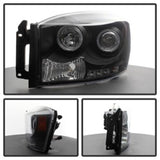 Spyder Dodge Ram 1500 06-08/Ram 2500 06-09 Projector Headlights LED Halo LED Blk PRO-YD-DR06-HL-BK SPYDER Headlights  AXOPROS