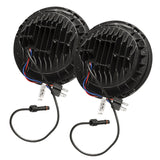 Oracle 7in High Powered LED Headlights - Black Bezel - Dynamic - Dynamic SEE WARRANTY ORACLE Lighting Headlights  AXOPROS