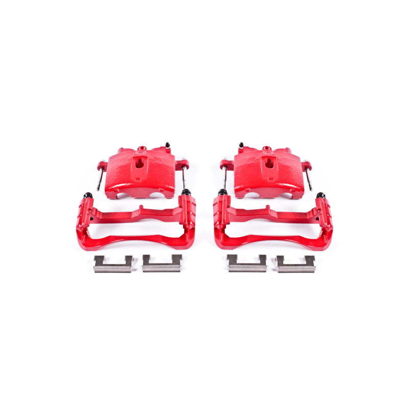 Power Stop 00-04 Cadillac DeVille Front Red Calipers w/Brackets - Pair PowerStop Brake Calipers - Perf  AXOPROS