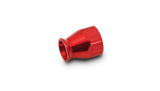 Vibrant -4AN Hose End Socket for PTFE Hose Ends - Red Vibrant Fittings  AXOPROS