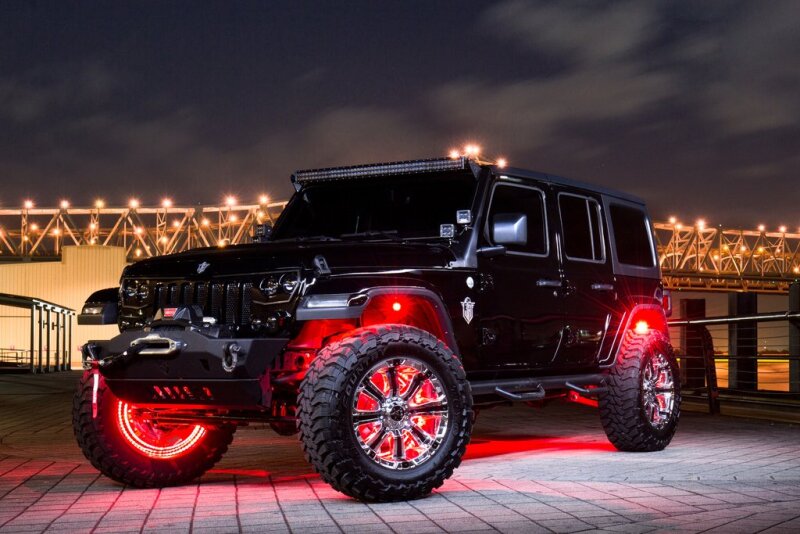 Oracle VECTOR Series Full LED Grille - Jeep Wrangler JL/JT - NA SEE WARRANTY ORACLE Lighting Light Accessories and Wiring  AXOPROS
